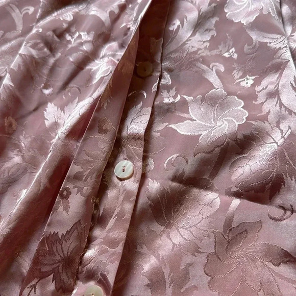 Victoria Secret gold label vintage pink sleep shirt/dress size M/L - Picture 6 of 6